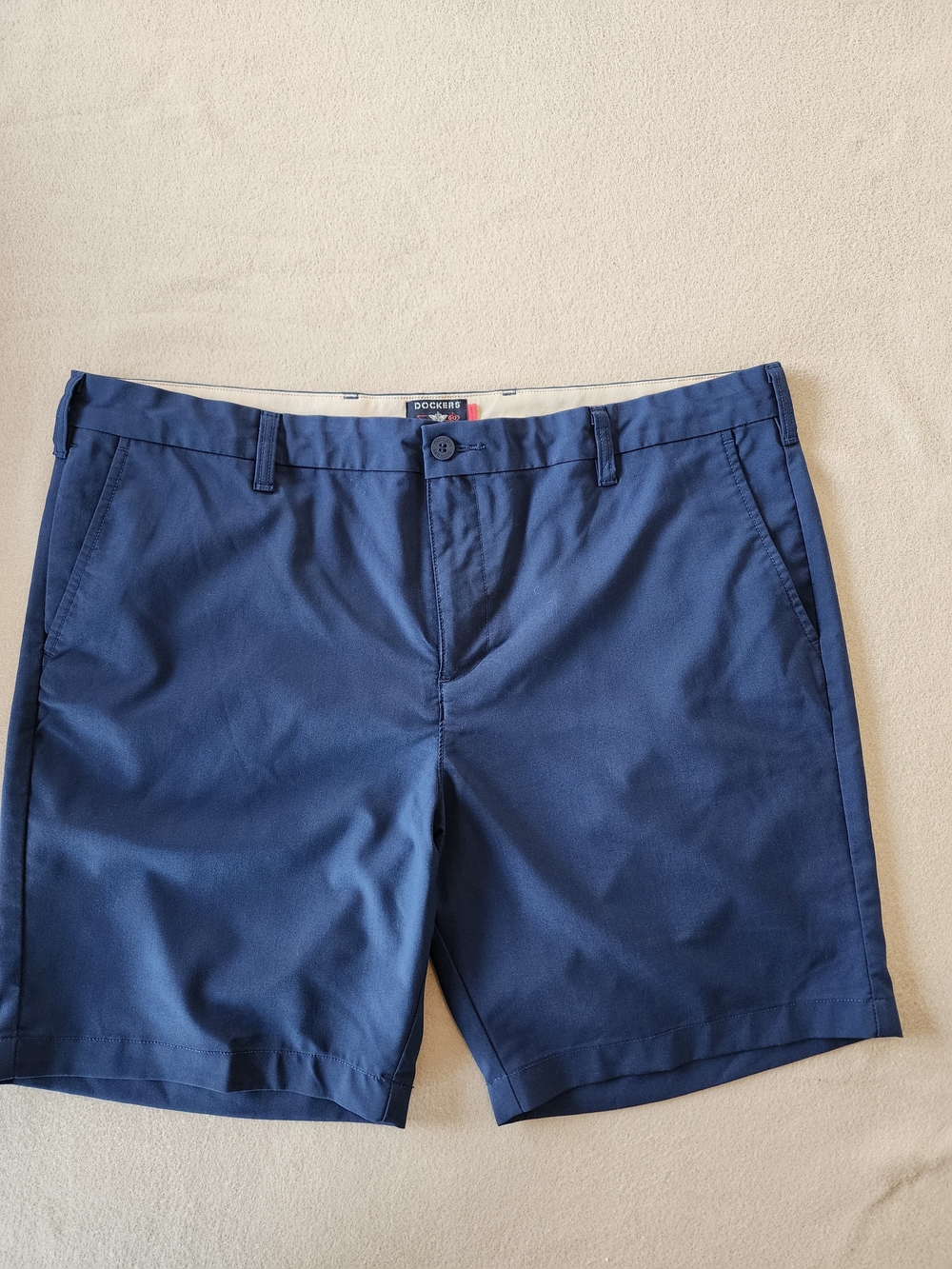 Dockers Men's Navy Chino Shorts. Size 42.